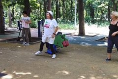 Урок по ОФП состоялся в Филевском парке  